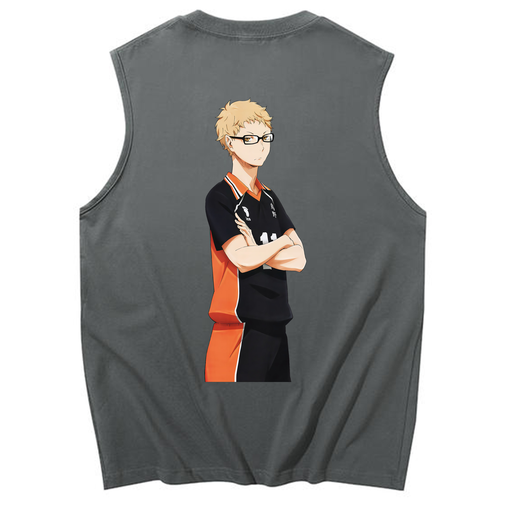 （画像用） ハイキュー!! Haikyu!! コットン100％タンクトップ（背面プリント）